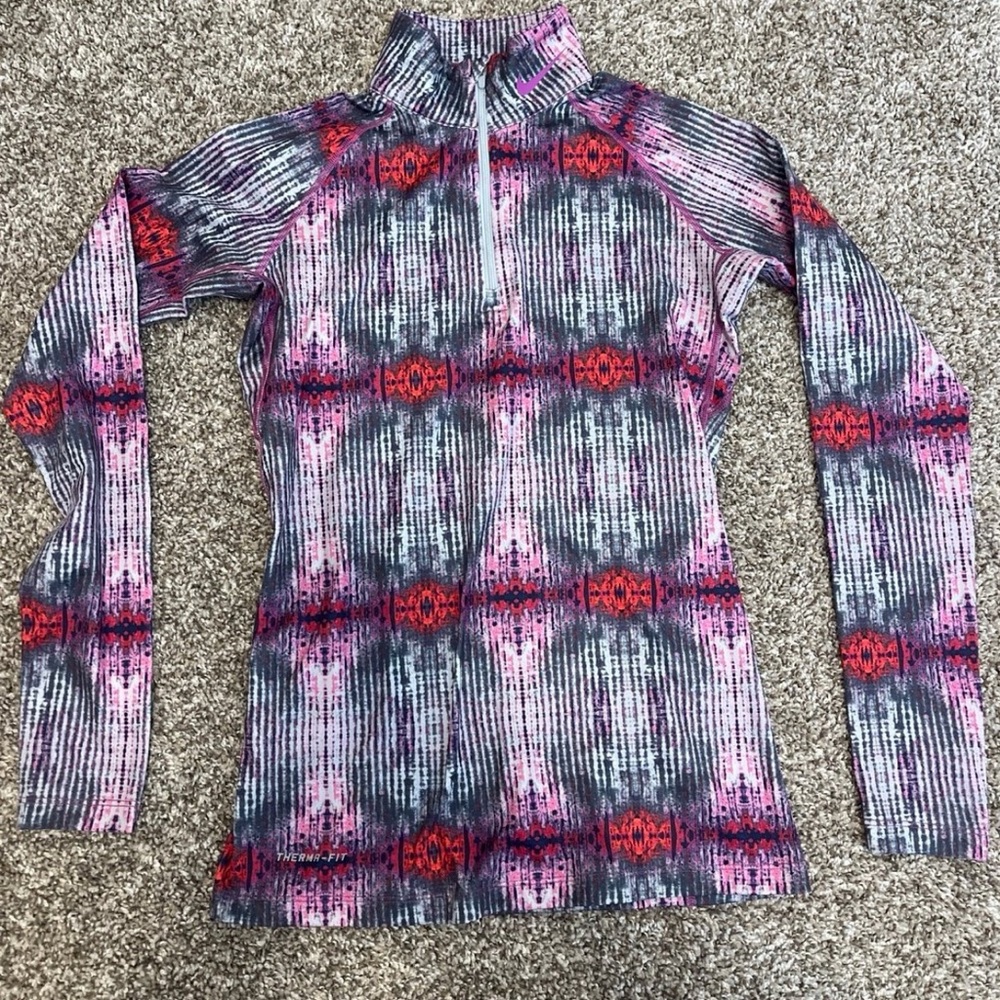 Nike quarter zip fitness running jacket